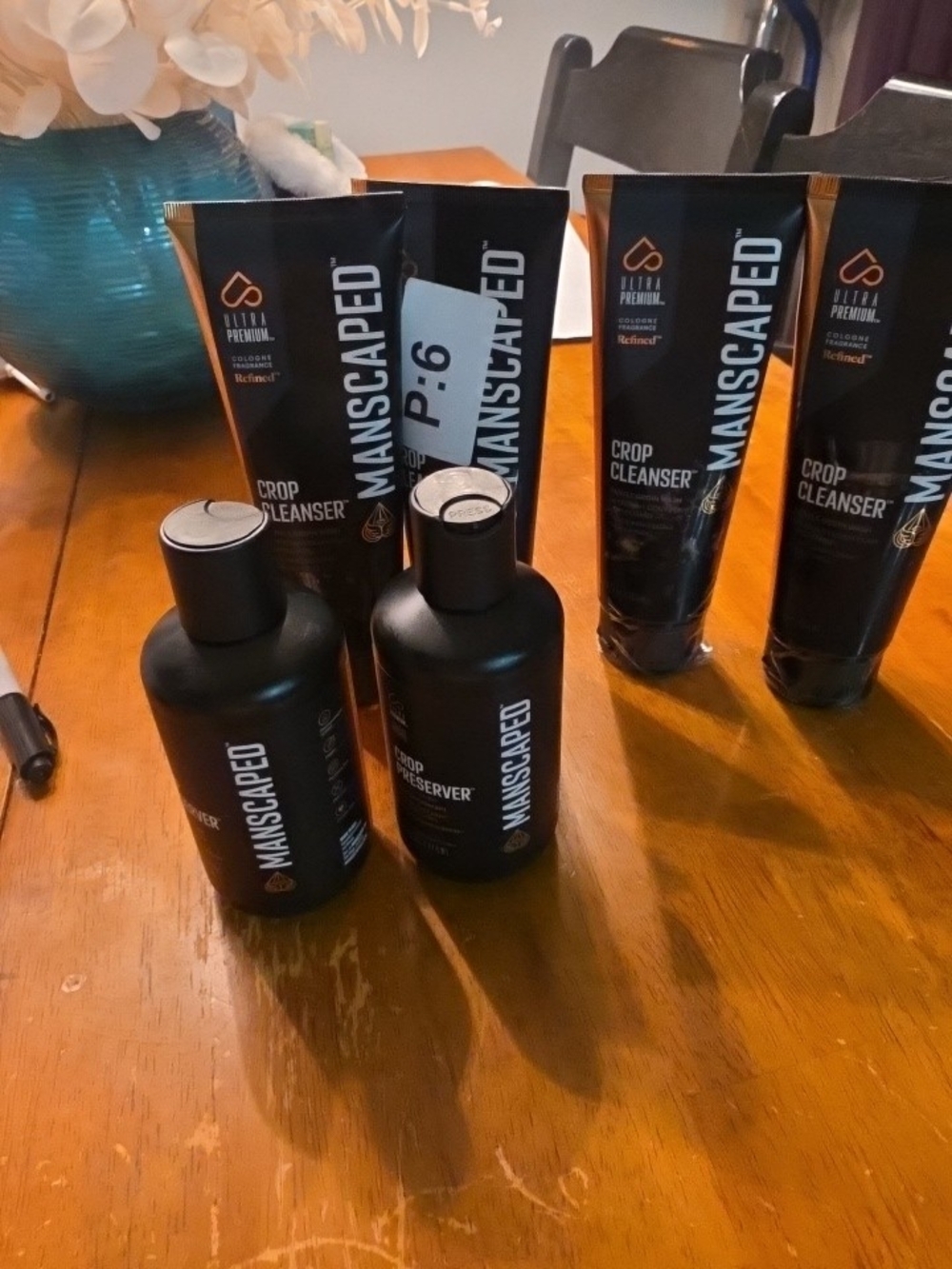 Manscaped BULK Brand New 4 Crop Cleanser & 2 Ball Deodorant All Full Sizes